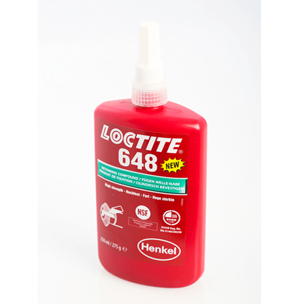 LOCTITE 648/250ML High Strength Retainer ABC Bearings