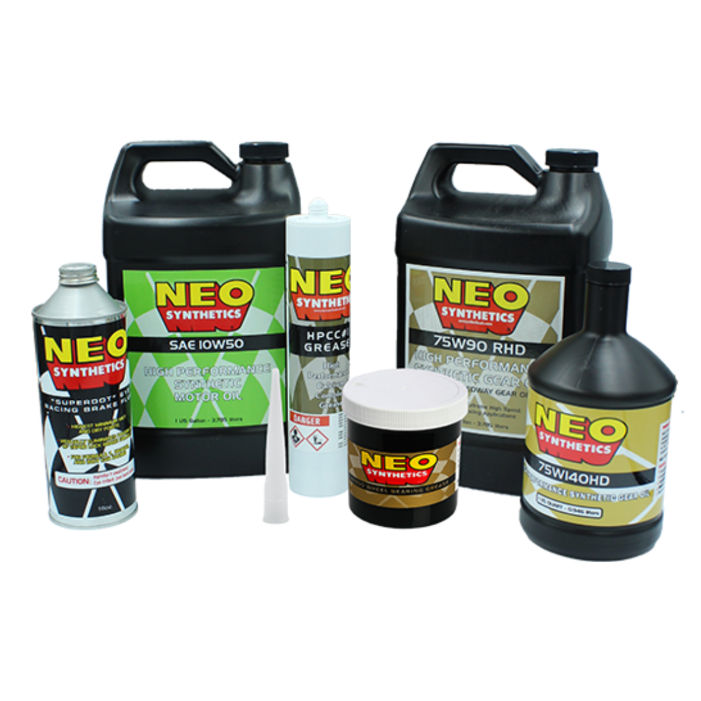 NEO Automotive Products | Synthetic Oils, Greases & Gear Lubricants at Autosport Bearings and Components